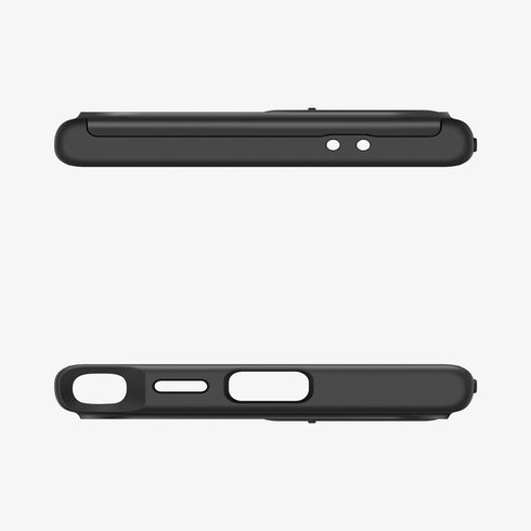ACS07313 - Galaxy S24 Ultra Case Optik Armor in Black showing the back